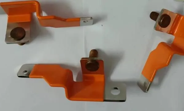 Irregular -shaped solid busbar with PEM rivet attached for shipbuilding industry