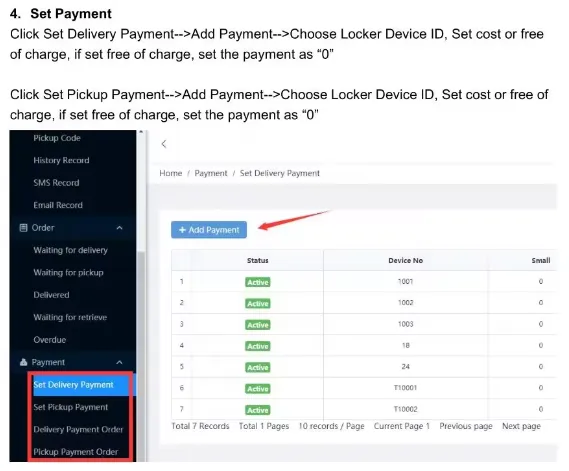 AITUOIoT Smart Parcel Delivery Locker Back-end Server Management Software Smart Locker Software