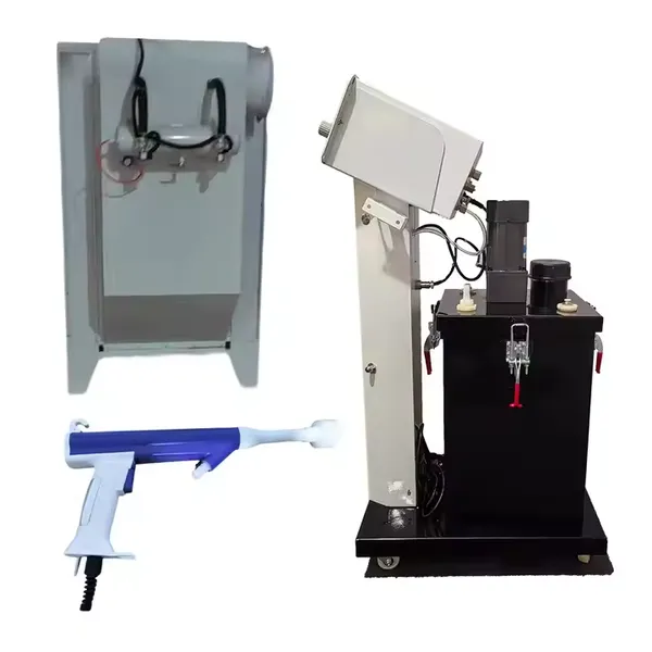 K1 Electrostatic Flocking Machine With Filter Element Environmental Powder Recovery Electrostatic Spraying Booth photo-3