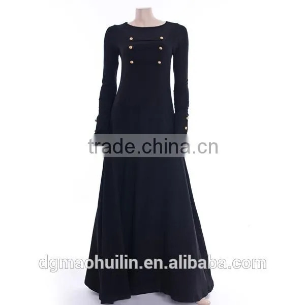 Custom Long Sleeve Maxi Dress Women Dubai Fancy Abaya Quality Choice