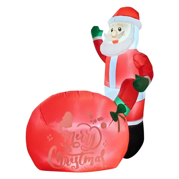 Christmas Decoration With Santa Inflatable – Perfect for Xmas Decor