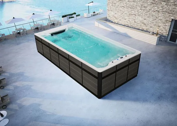 Innen- und Außen-Schwimmgerät, die ideale Wahl für den privaten Pool in Villen. Genießen Sie grenzenlosen Poolspaß, Surfen und Schwimmen.