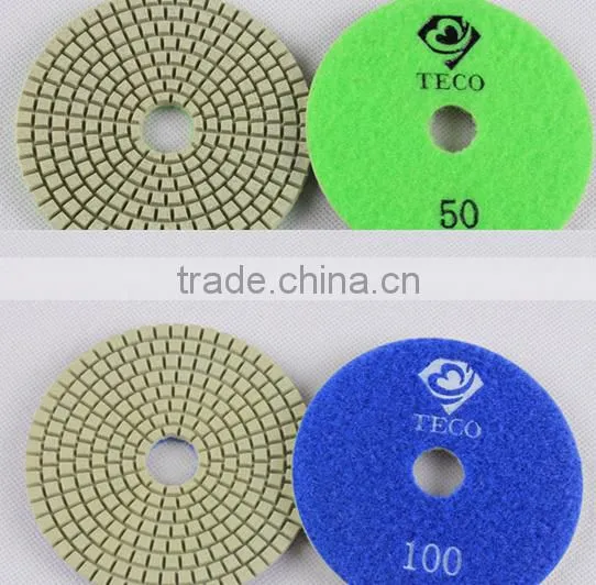 Wet Polishing Pads 4inch X3mm for Polishing Granite /marble photo-3