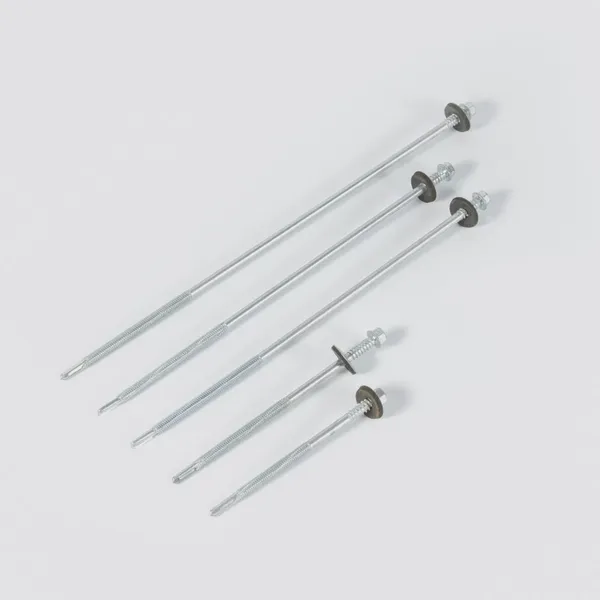Drilling Screws for Wall Cladding C1022A Carbon Steel White Zinc Flat Head No Snapping Full Sizes photo-3