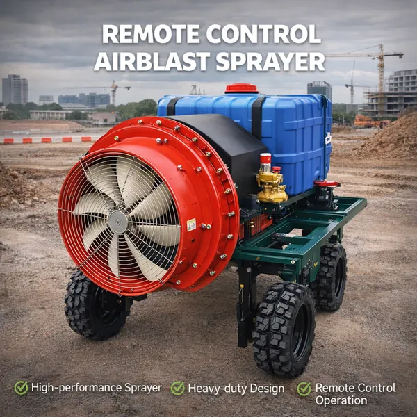 Self Propelled Remote Control Orchard Sprayer With Air Assisted Fine Mist Spraying System