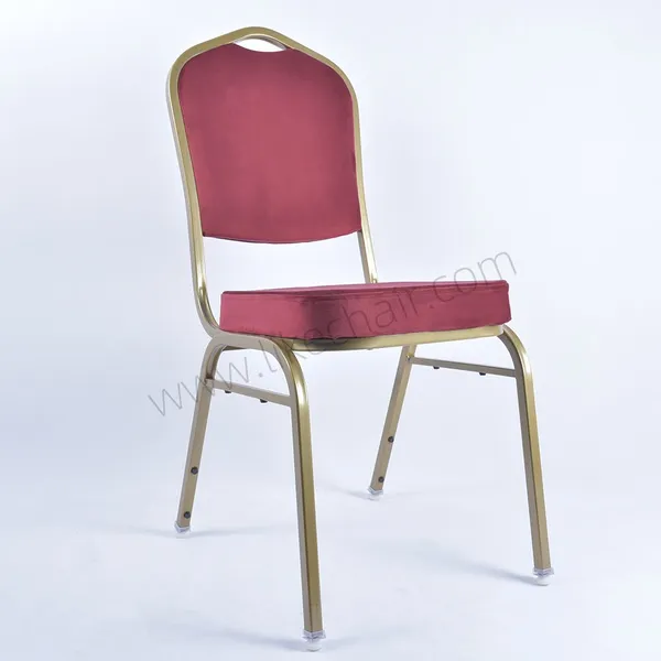 Fabric Traditional Modern Design Stackable Banquet Chairs for Commercial Use in Weddings and Hotels photo-2