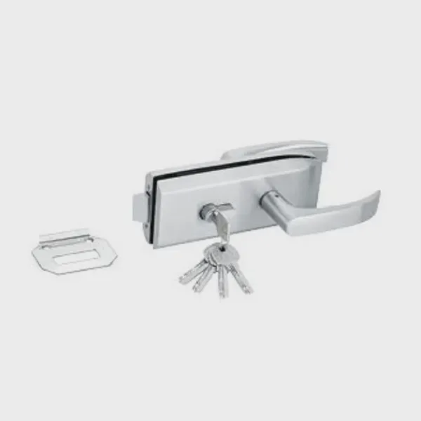 Fechadura de remendo para portas de vidro exteriores