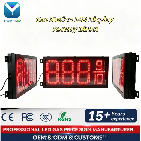 Regular Gas Station LED Price Sign LED Display Screen Panel for Outdoor Gas Station Products