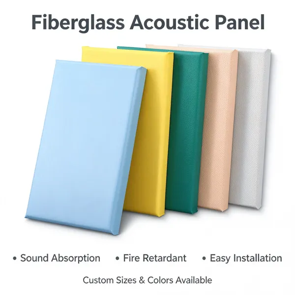 Fabric Covered Fiberglass Acoustic Panel, Fire Resistant Sound Absorption Panel for KTV, Gymnasium and Multi-function Hall