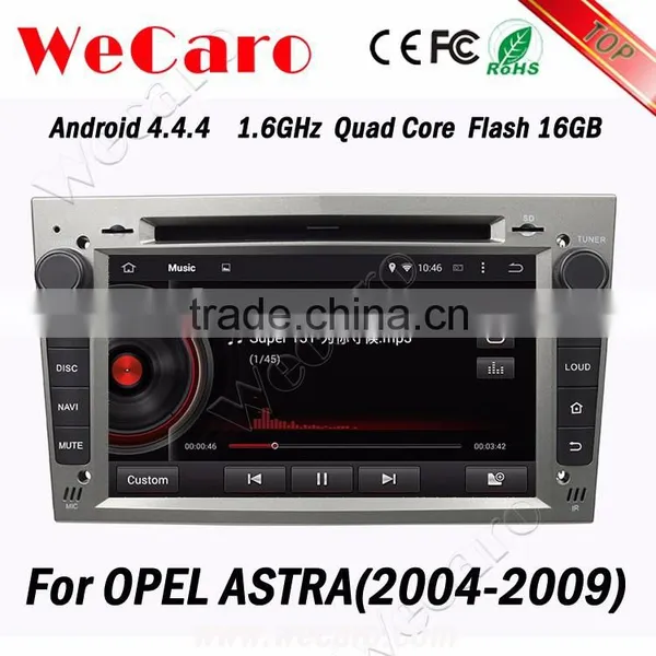 WECARO 2 Din 3G Dvd Gps Radio Pure Android 4.4.4 Car Navigation for Opel Astra j 2004 - 2009 photo-2