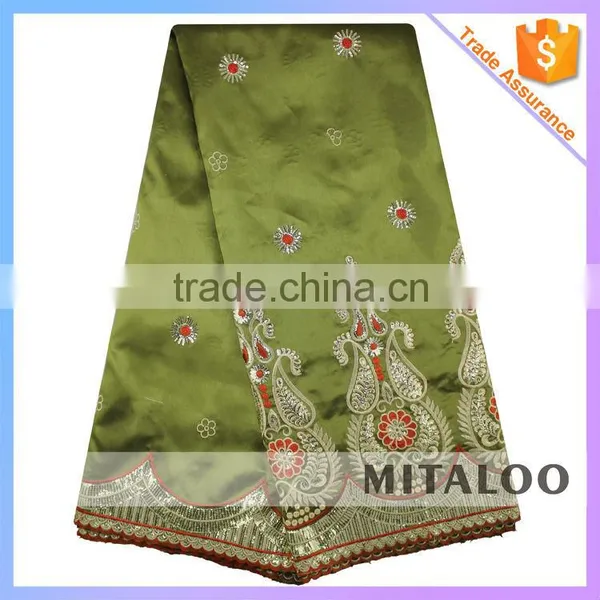 Mitaloo MGP1009 Competitive Price African George Lace Aso Ebi Design Fushia Pink Geroge Lace Fabric photo-4