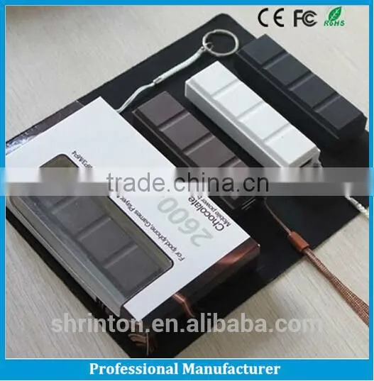 Chocolate Shape Slim Power Bank 1200-2600mAh photo-3