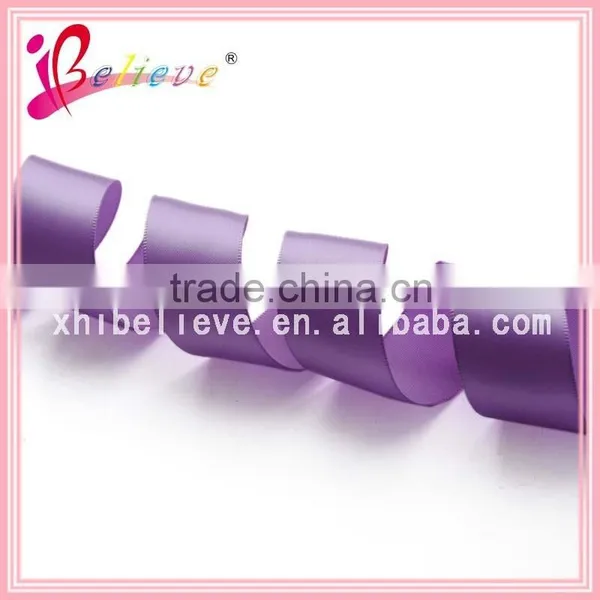 Wholesale Solid Boutique Polyester Material Double Face Satin Ribbon photo-6