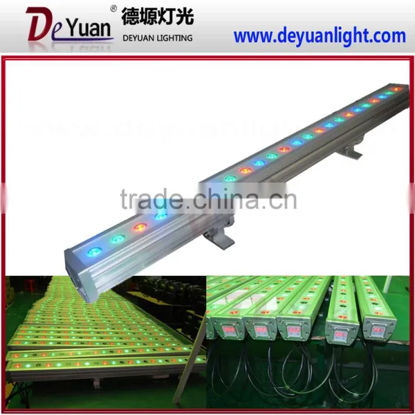 Ip65 Led Wall Washer 18pcs 3watt Rgb Led Wall Washer Light