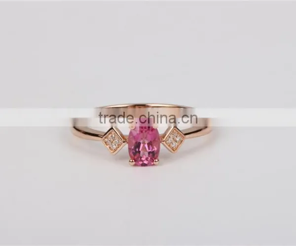 Fashion K Gold Diamond Ring Jewelry photo-2
