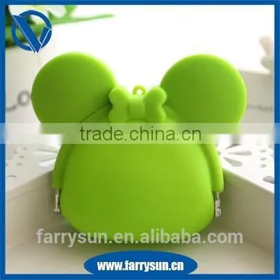 2015 Colorful Mickey Mouse Shape Silicon Rubber Coin Purses/plastic Squeeze Coin Purse photo-6