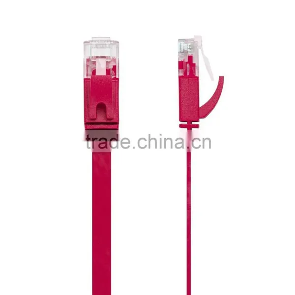 Flat Ultra Flexiable UTP Cable Cat6a With Good Price photo-6