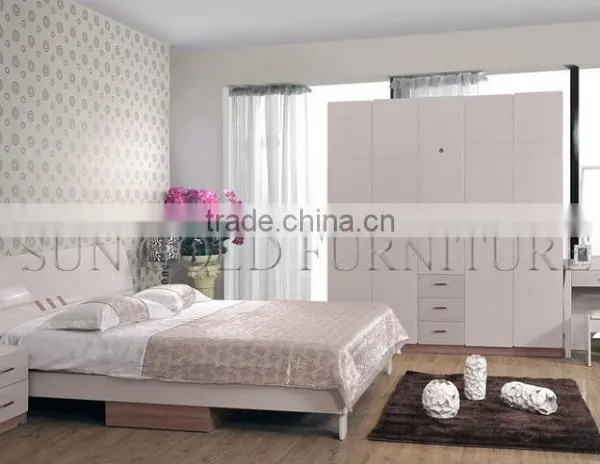 Latest Double Bed Designs Wooden Bed Picture(SZ-BT008) photo-4