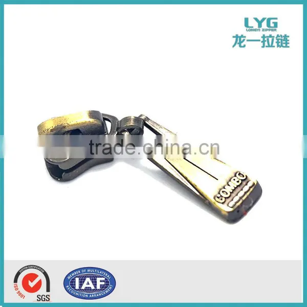 Hign Quality Silver Metal Zipper/Custom Zipper Puller/Zipper SliderCustom Zipper Puller for Garment Bag photo-4