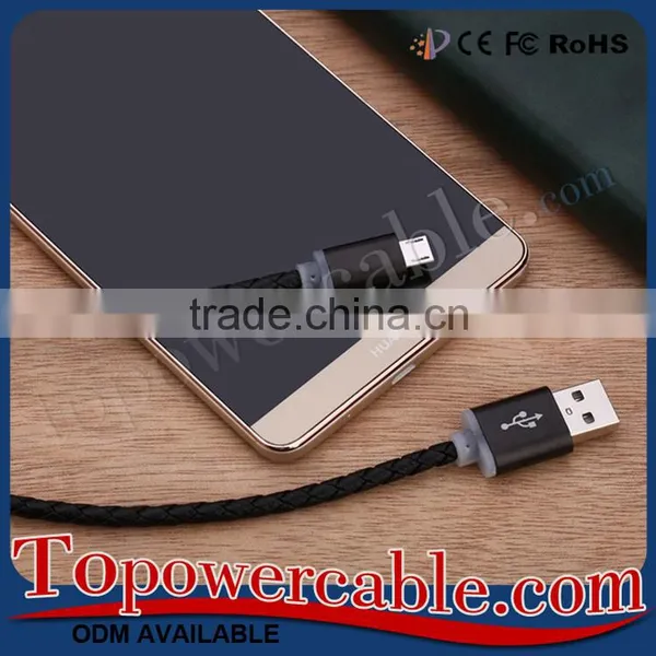Genuine Official Gold Braided Short Usb To Micro Usb Cable photo-5