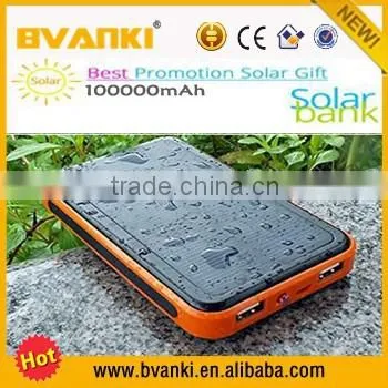 Hot New Products for 2015 Outdoor Waterproof Solar Mobile Portable Power Bank Charger 12000mAh photo-4