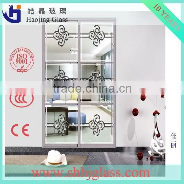Grade A Sandblast Glass Sliding Door photo-3
