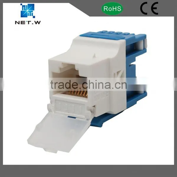 Tooless Rj45 Cat5e Cat6e Keystone Jack photo-6