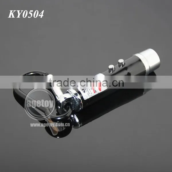 Aluminum Carabiner Personality UV Money Detector Electric Light Mini Flashlight Lamp LED Torch With Keyring photo-3