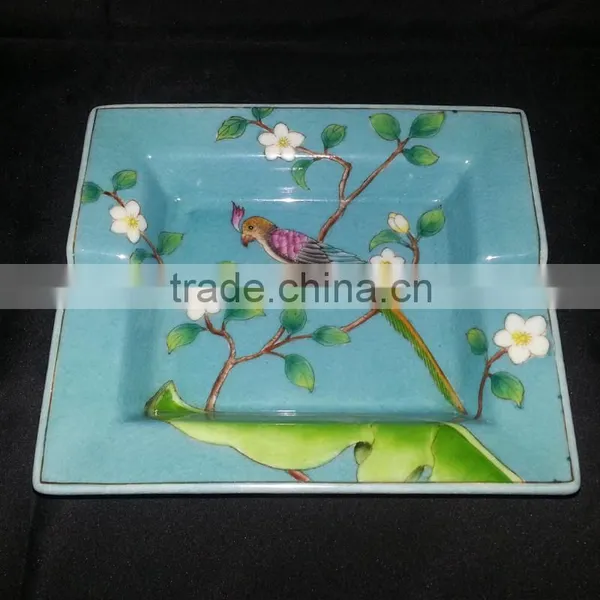 Custom Made Hotel Ceramic Cigar Ashtray photo-4