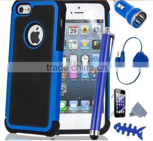 2015 Factory Prices High Quality Rugged Case With Football Lines for Samsung Galaxy S5 Cover photo-5