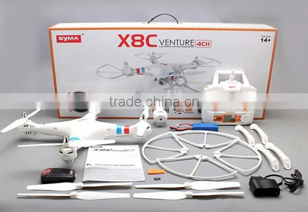 2015 Hot Selling High Quality Factory Prices 4CH 2.4G Syma Drone X8C Remote Control Quadcopter Helicopter With HD Flying Camera