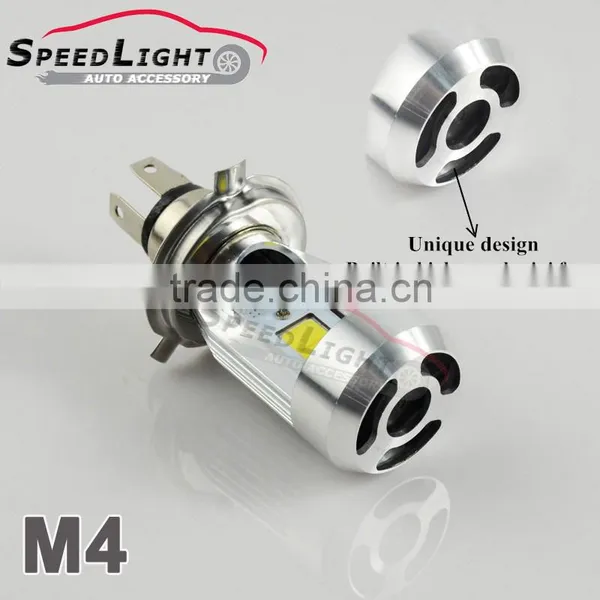 New Arrival M4 Motorcycle LED Headlight H4 20W 2000LM With Hi Low Bean photo-4