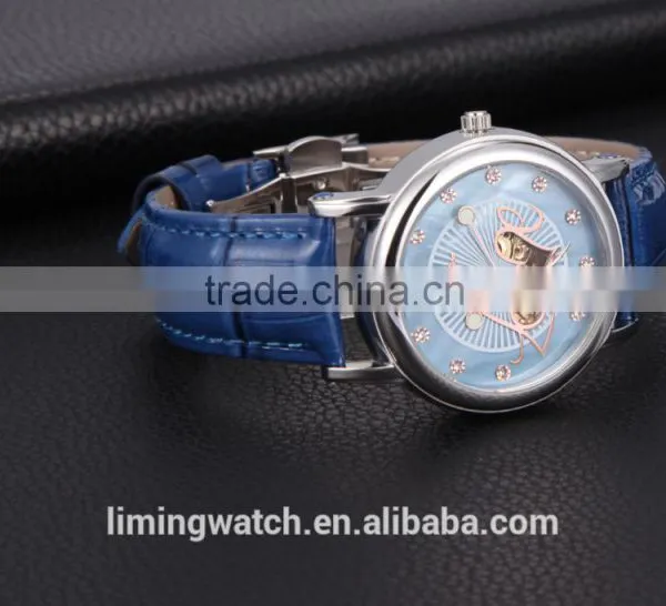 Mechanical Wrist Watch Ladies Women Hand Fashion Brands Fancy Watches photo-5