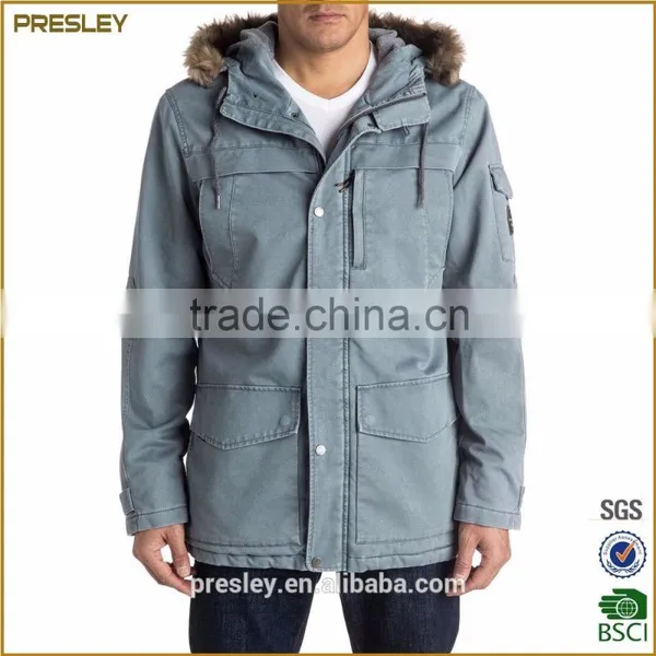 2016 China Manufacturers Custom High Quality Fashion Men Winter Overhead Coat Outdoor Jacket photo-2