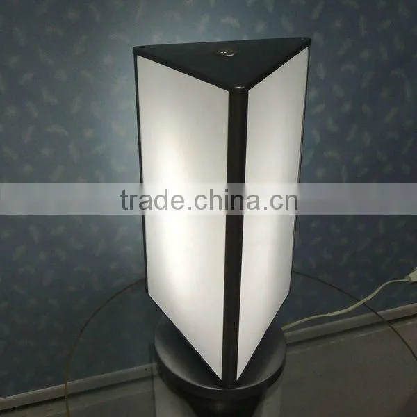 New Idea Table Top Revolving Acrylic Light Display Equipment