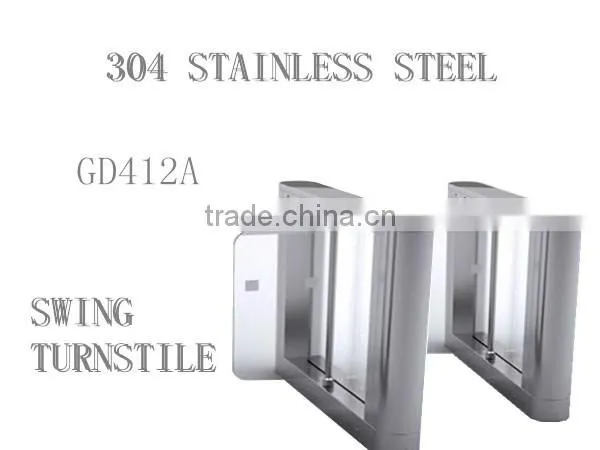 High Security Stainless Steel Rfid Swing Baffle Gate Turnstile photo-5