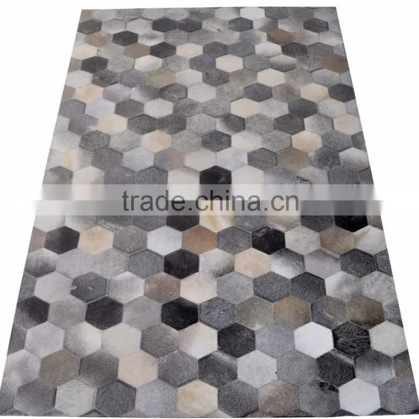 Hair-On Cowhide Leather Carpet M-108 photo-3