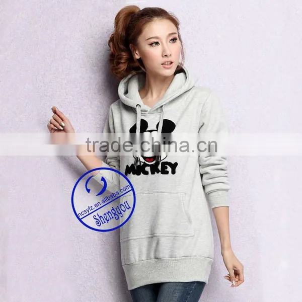 China Factory Custom Wholesale Pullover Extra Long Hoodies photo-6