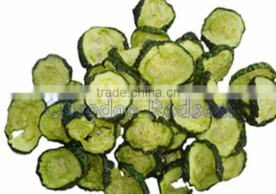 Low Temperature Vacuum Fried Cucumber Slices