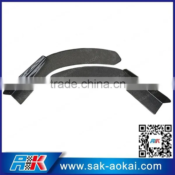 Universal Front Bumper Lip Kit Carbon Fiber Body Kit(pair) photo-2