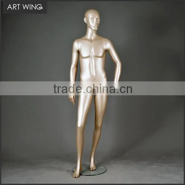 Display Gold Male Realistic Fat Male Mannequin Supplier's Choice photo-2