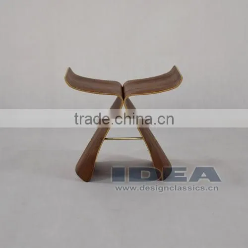 Replica Sori Yanagi Butterfly Stool - Walnut