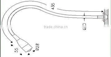 Modern Reading Light LED Hotel Gooseneck Wall Lamp (SC-E101A) photo-5