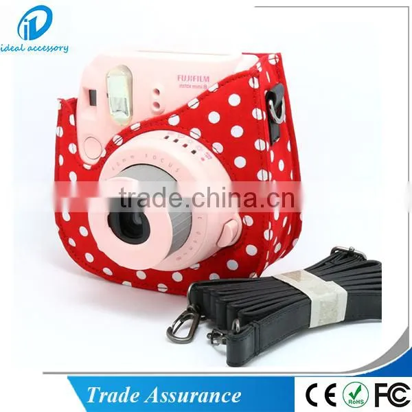 Dot Style Cloth Mini8 Camera Bag Case for Fujifilm Instax Mini8 photo-2