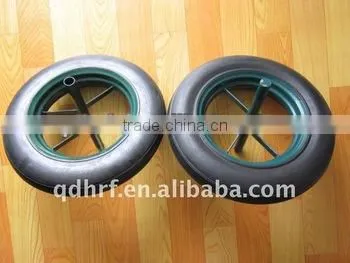 Wholesale 4.00-8 PU Foam Wheel Air Wheel Solid Wheel for Wheelbarrow Quality Choice photo-5