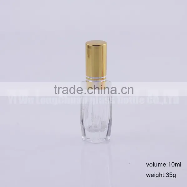 15ml Retangular Luxury Perfume Bottle, Spray Bottle Glass Packaging With Metal Cap photo-3