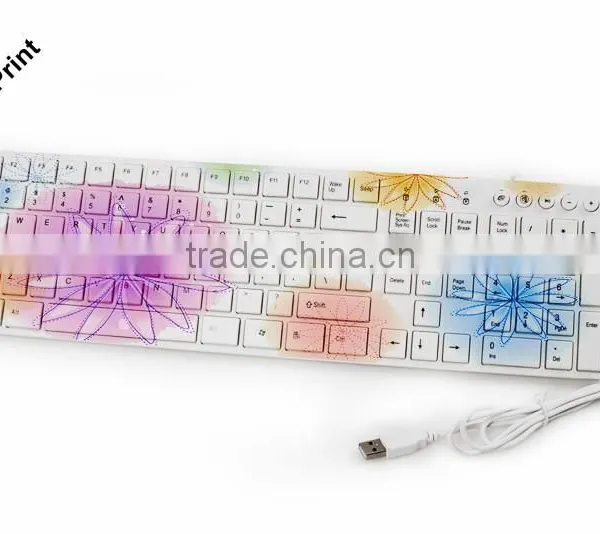 Fashion Special Customize Digital Printing Keyboard Computer photo-2
