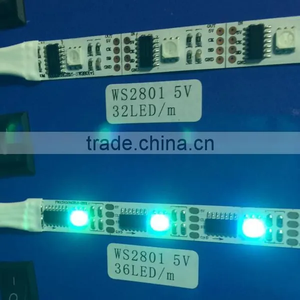 9W/M 36 LED 5050 Ws2801ic Ip67 Waterproof Led Strip photo-2