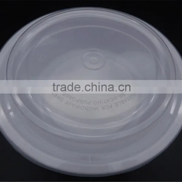 650ml Dispoable Oval Packaging Plastic Bowl Food Packaging Containers With Lid photo-3