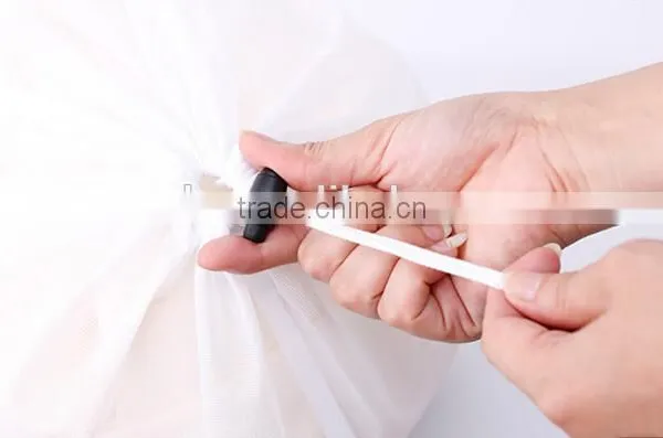 YIWU RODA 100%polyester Fine Mesh Durable Draw String Washing Bag photo-5